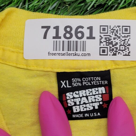 Vintage 1989 Screen-Stars Shirt Womens XL 22x26 USA - Picture 6 of 14